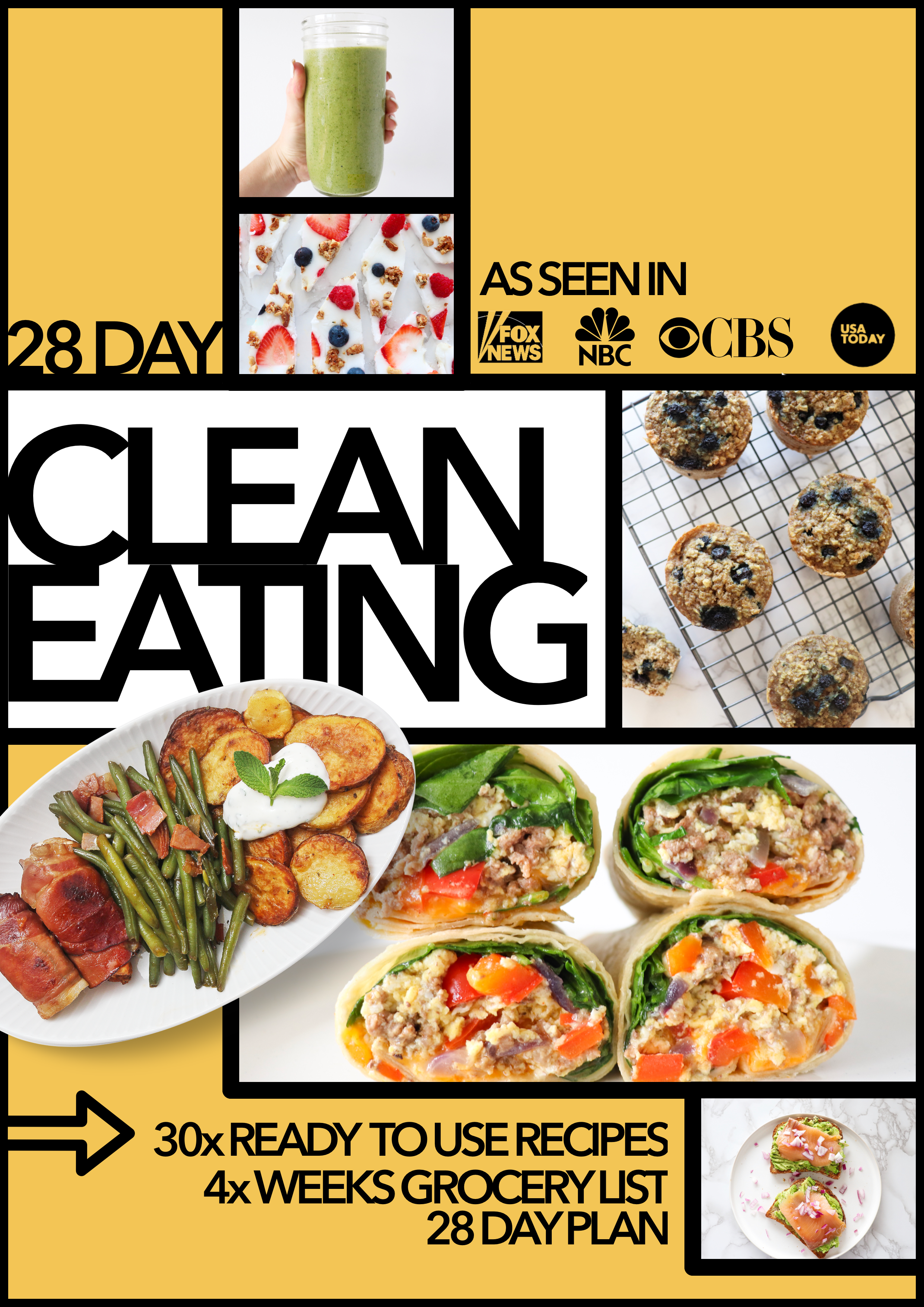 28 Day Clean Eating Diet Guide